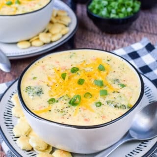 Best Creamy Broccoli Cheese Soup Recipe - Inside BruCrew Life