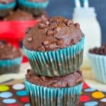 Double Chocolate Banana Muffins Double Chocolate Banana Muffins