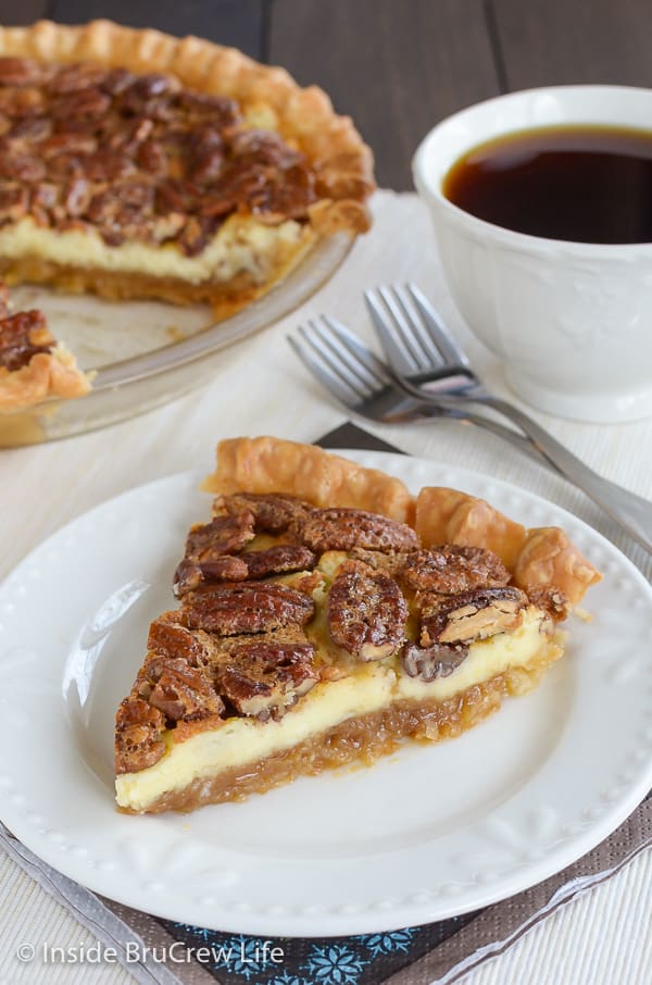 Best Pecan Cheesecake Pie Recipe - Inside BruCrew Life