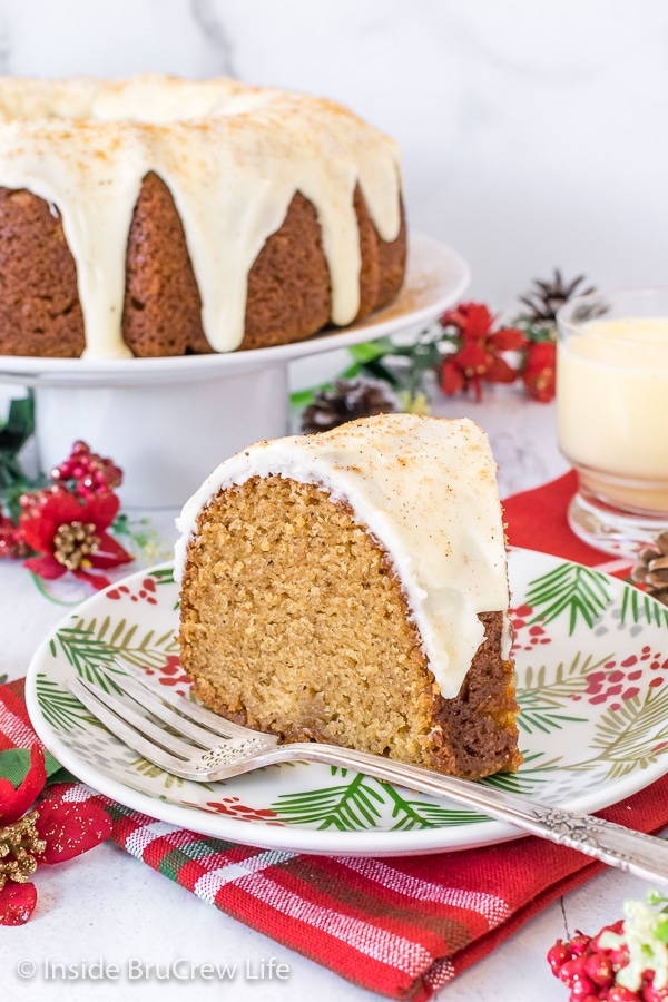 Eggnog Bundt Cake