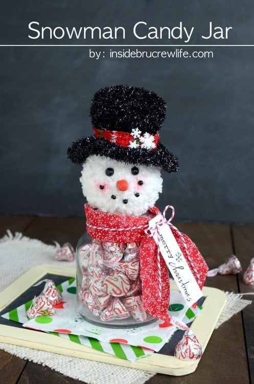 Snowman Candy Jar | Inside BruCrew Life