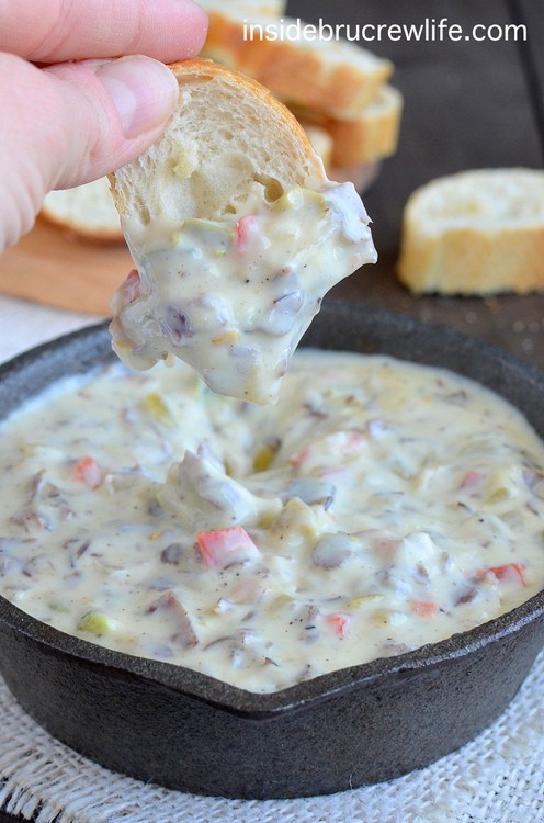 Philly Cheese Steak Queso Dip