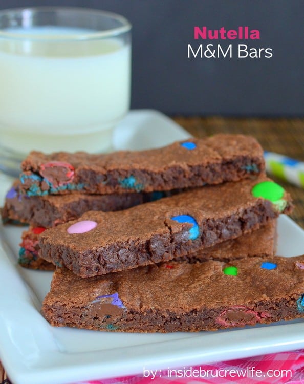 The BEST M&M Brownies Recipe - Confessions of a Baking Queen