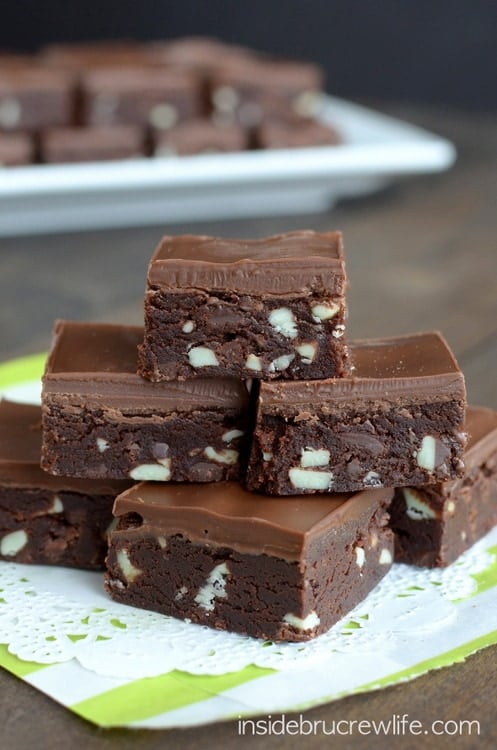 Andes Mint Cookie Dough Truffle Bars 