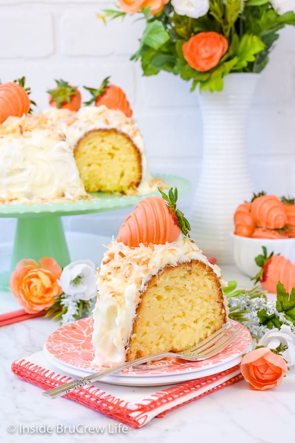 Coconut Cream Bundt Cake Recipe - Inside BruCrew Life