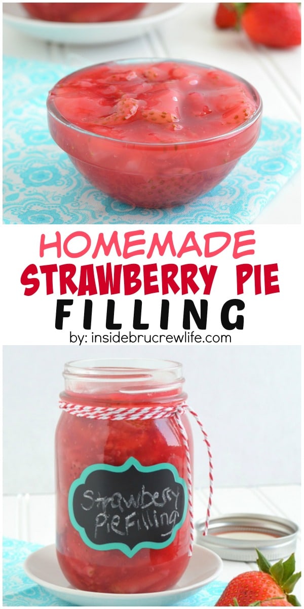 Homemade Strawberry Pie Filling