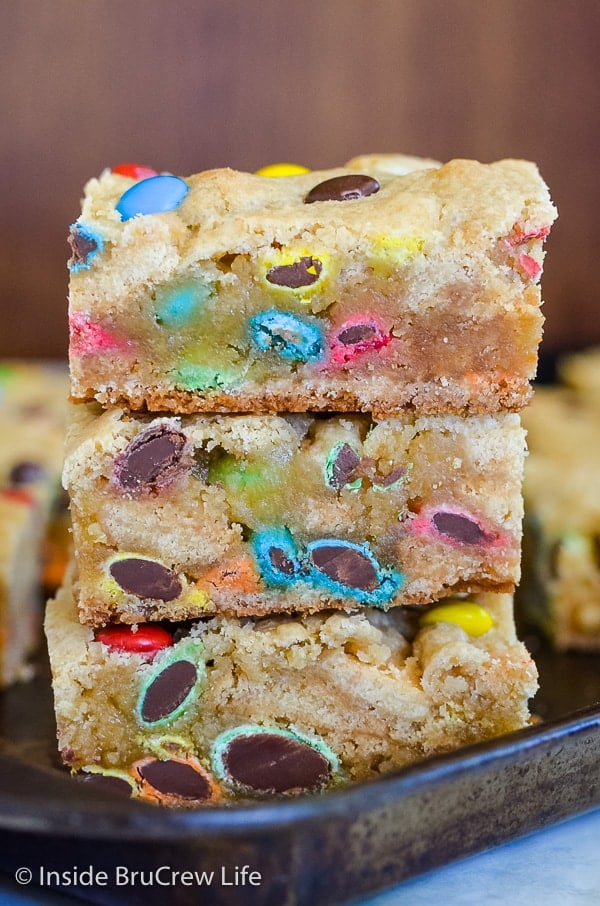 Red, White and Blue M&M's® Brownies Recipe 