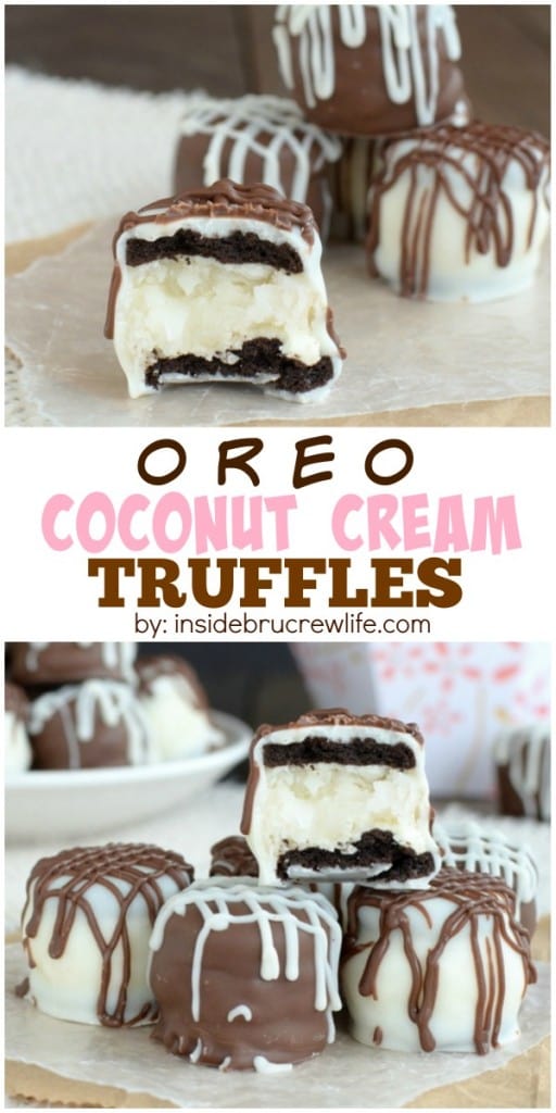 Oreo Coconut Cream Truffles