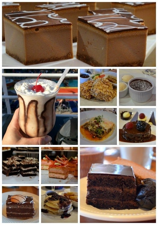 cruise collage food