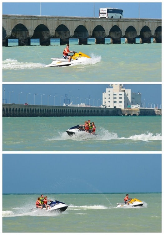 cruise collage jet ski