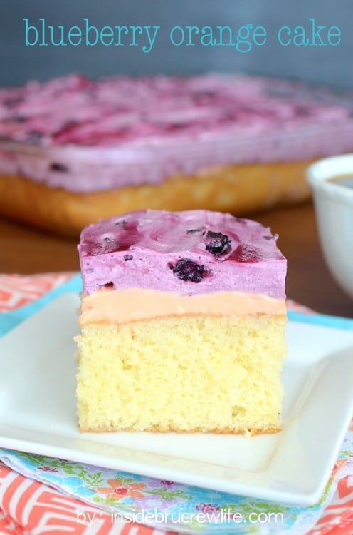 Blueberry Orange Cake - blueberry and orange work together in one absolutely delicious cake