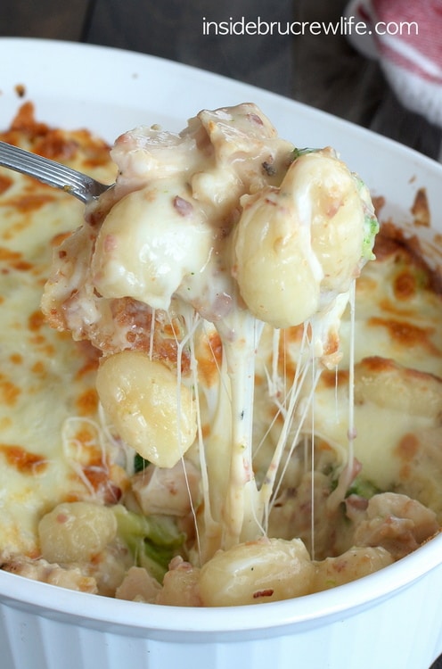 Loaded Chicken Alfredo Gnocchi Bake 