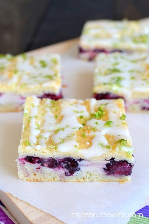 Blackberry and lime flavors make this cheesecake danish absolutely delicious and perfect for any brunch!