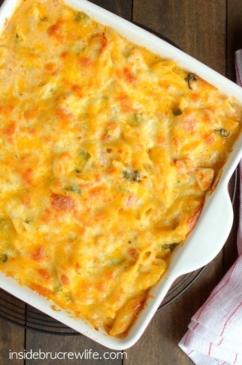 Chicken Bacon Ranch Pasta Bake