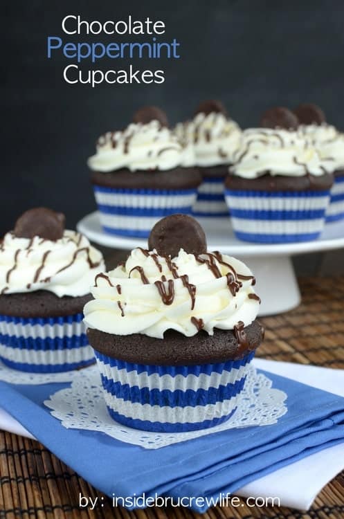 Chocolate Peppermint Mini Bundt Cakes - My Baking Addiction