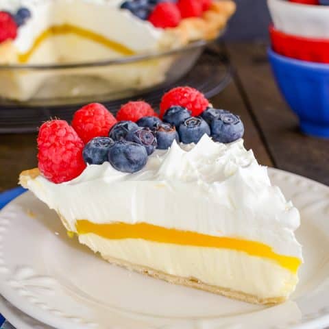 Lemon Cream Berry Pie