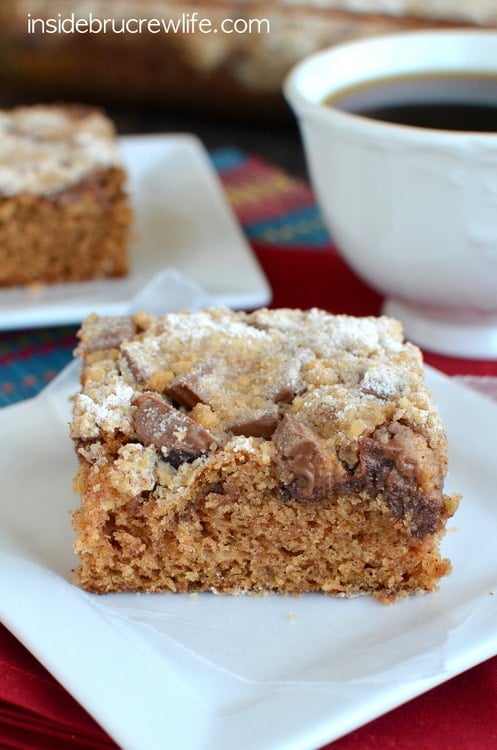 Peanut Butter Cup Coffee Cake