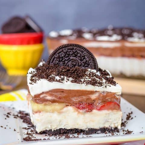 No Bake Banana Split Dessert