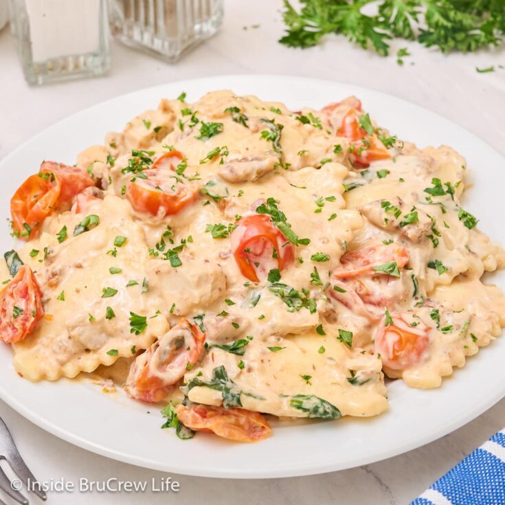 Alfredo Ravioli Inside BruCrew Life