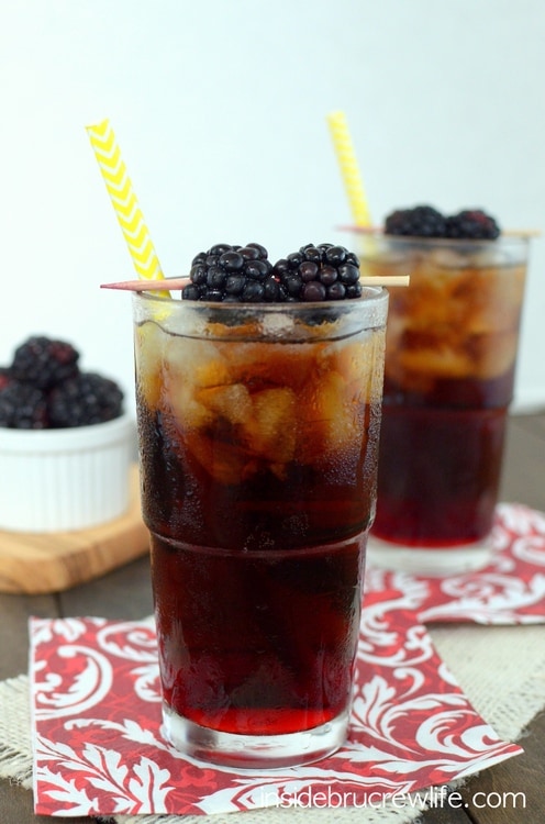 Blackberry Diet Dr. Pepper 