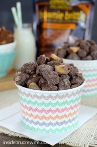 Salted Caramel Brownie Brittle Muddy Buddies