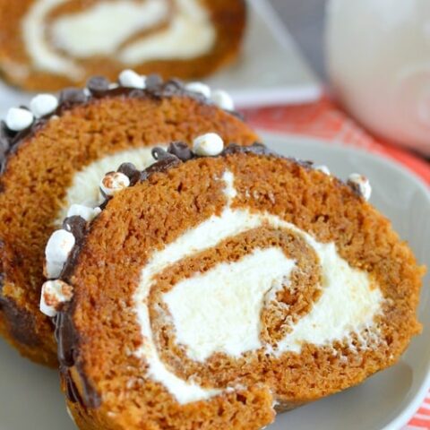 S’mores Pumpkin Roll