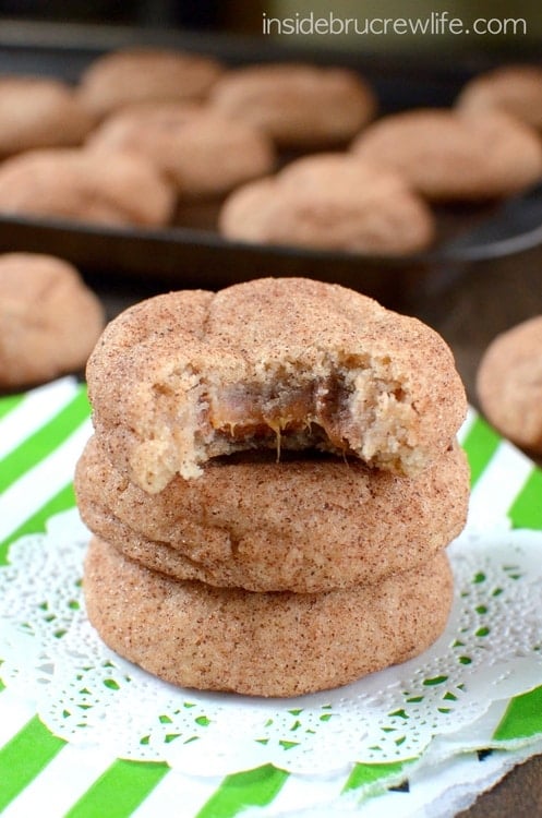 Cinnamon Caramel Cookies 