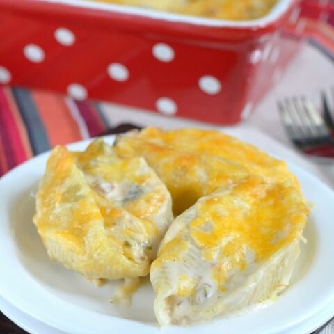 Alfredo Chicken Stuffed Shells