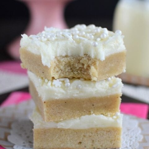 Eggnog Cookie Bars Recipe