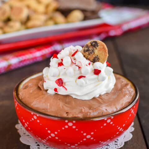 Hot Chocolate Cheesecake Dip