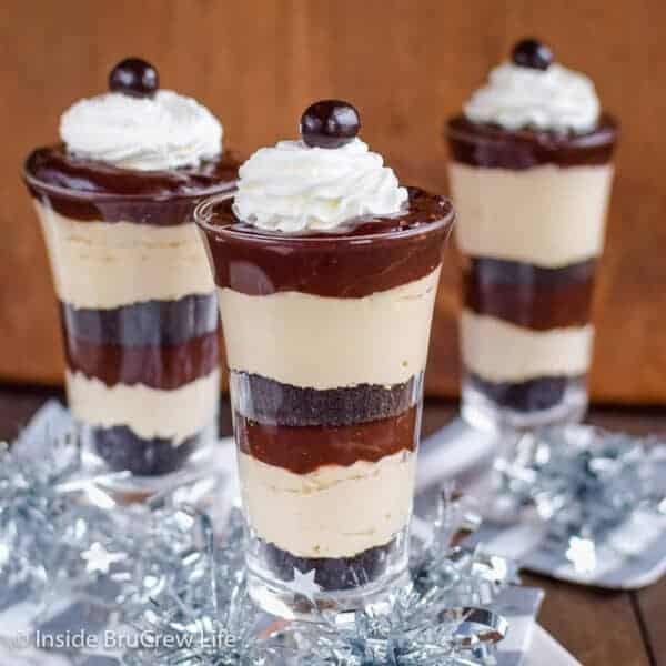 Mocha Fudge Pudding Parfaits