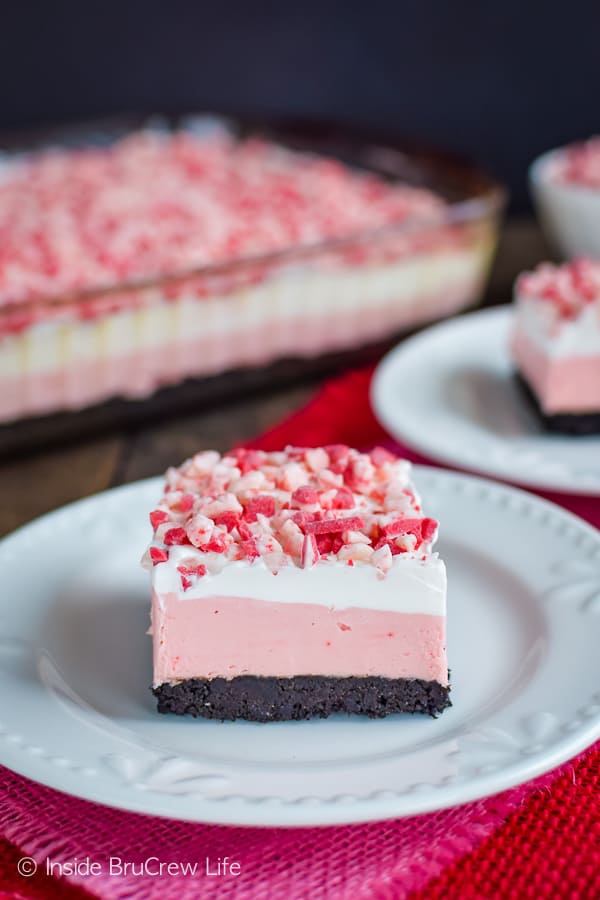 No Bake Peppermint Oreo Cheesecake