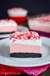 No Bake Peppermint Oreo Cheesecake