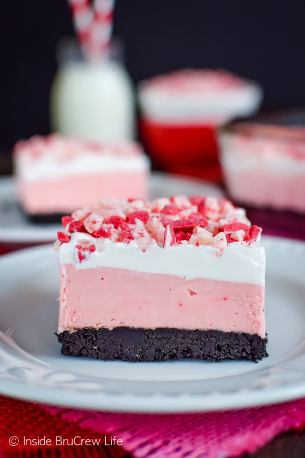 No Bake Peppermint Oreo Cheesecake