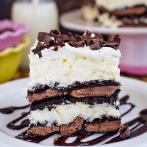 Coconut Oreo Icebox Cake