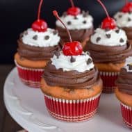 Cherry Chocolate Chip Cupcakes