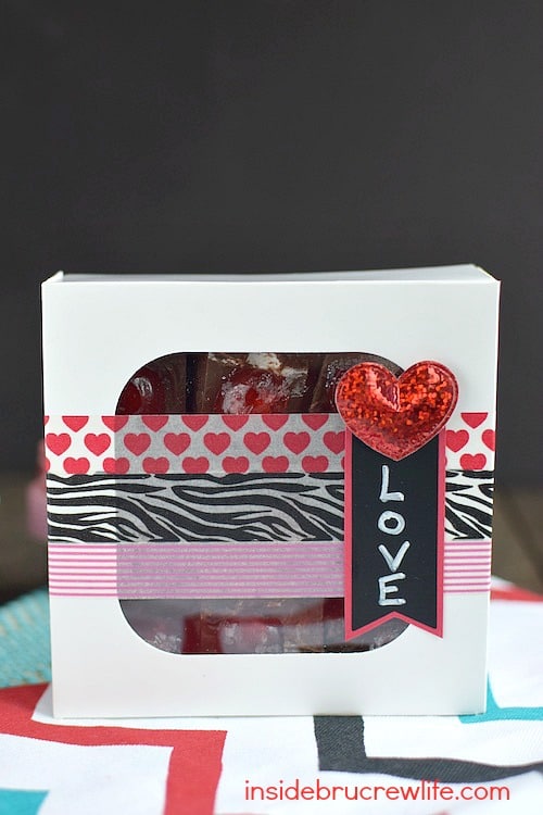 Chocolate Cherry Marshmallow Fudge packaging
