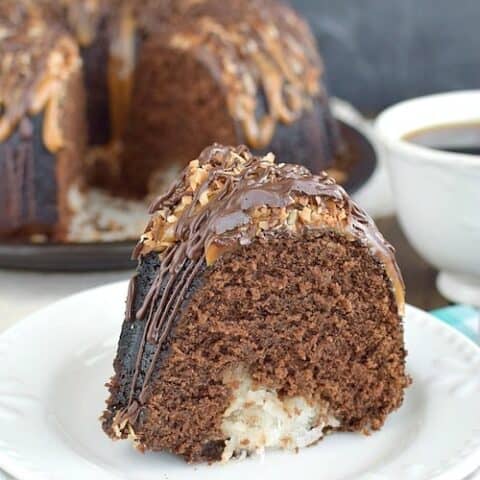 Chocolate Coconut Bundt Cake