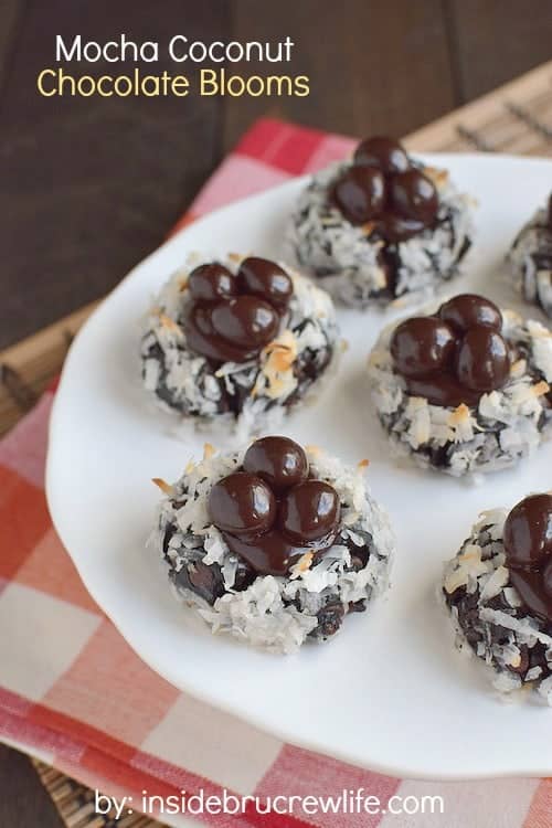 These easy chocolate cookies are rolled in coconut and filled with a soft chocolate center. Perfect for the chocolate lovers in your life!