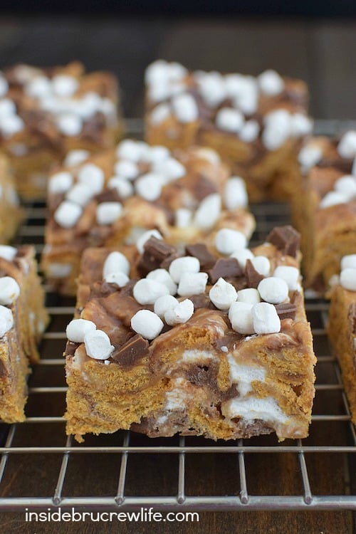 Peanut Butter S'mores Bars 