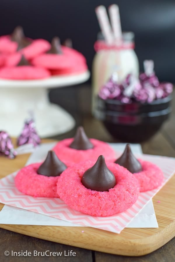 pink hershey kisses