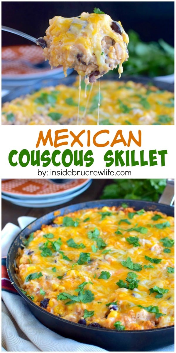 This easy skillet dinner can be made in less than 30 minutes. Perfect for those busy nights when you still want to do dinner as a family. #choppedathome #contest #realcheesepeople #ad