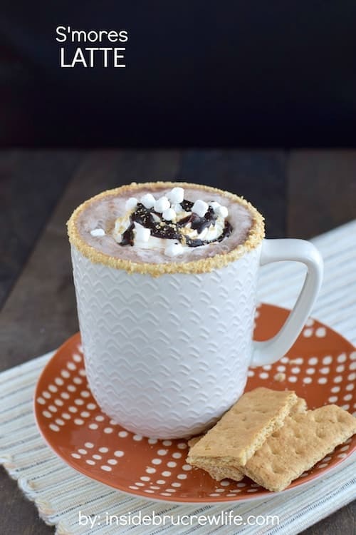 This fun coffee drink has all the flavor of a s'mores without all the work. Perfect drink to relax with this afternoon.