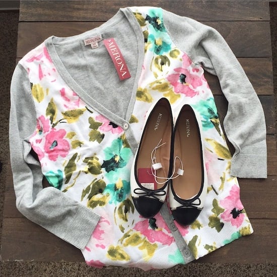 Target cardigan & shoes