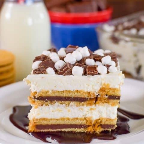 S’mores Oreo Icebox Cake