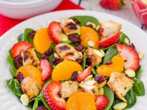 dressing for fruit and spinach salad