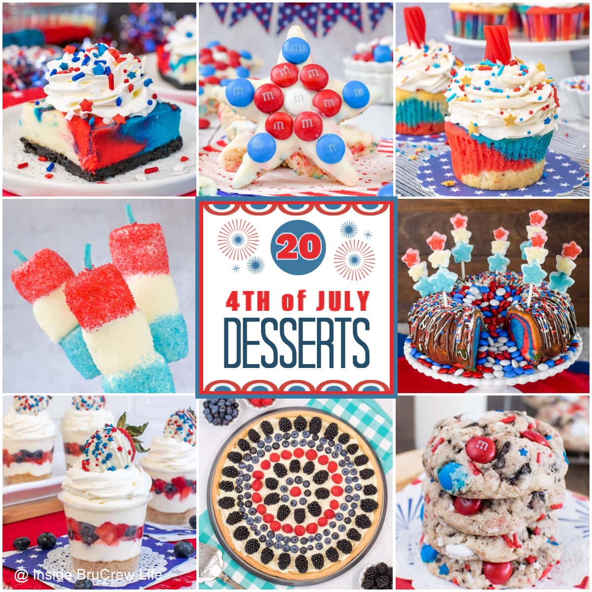 20 Easy 4th of July Desserts - Inside BruCrew Life