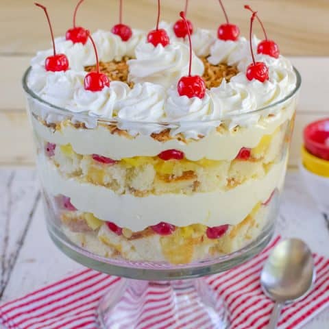 Pina Colada Cake Trifle