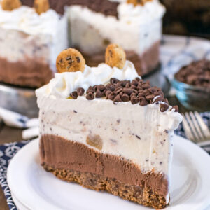 Chocolate Chip Cookie Dough Ice Cream Cake