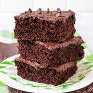Frosted Zucchini Brownies Recipe